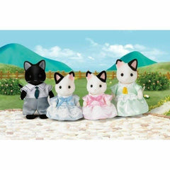 Figurines Sylvanian Families Two-tone Cat Family - Sylvanian Families - Jardin D'Eyden - jardindeyden.fr