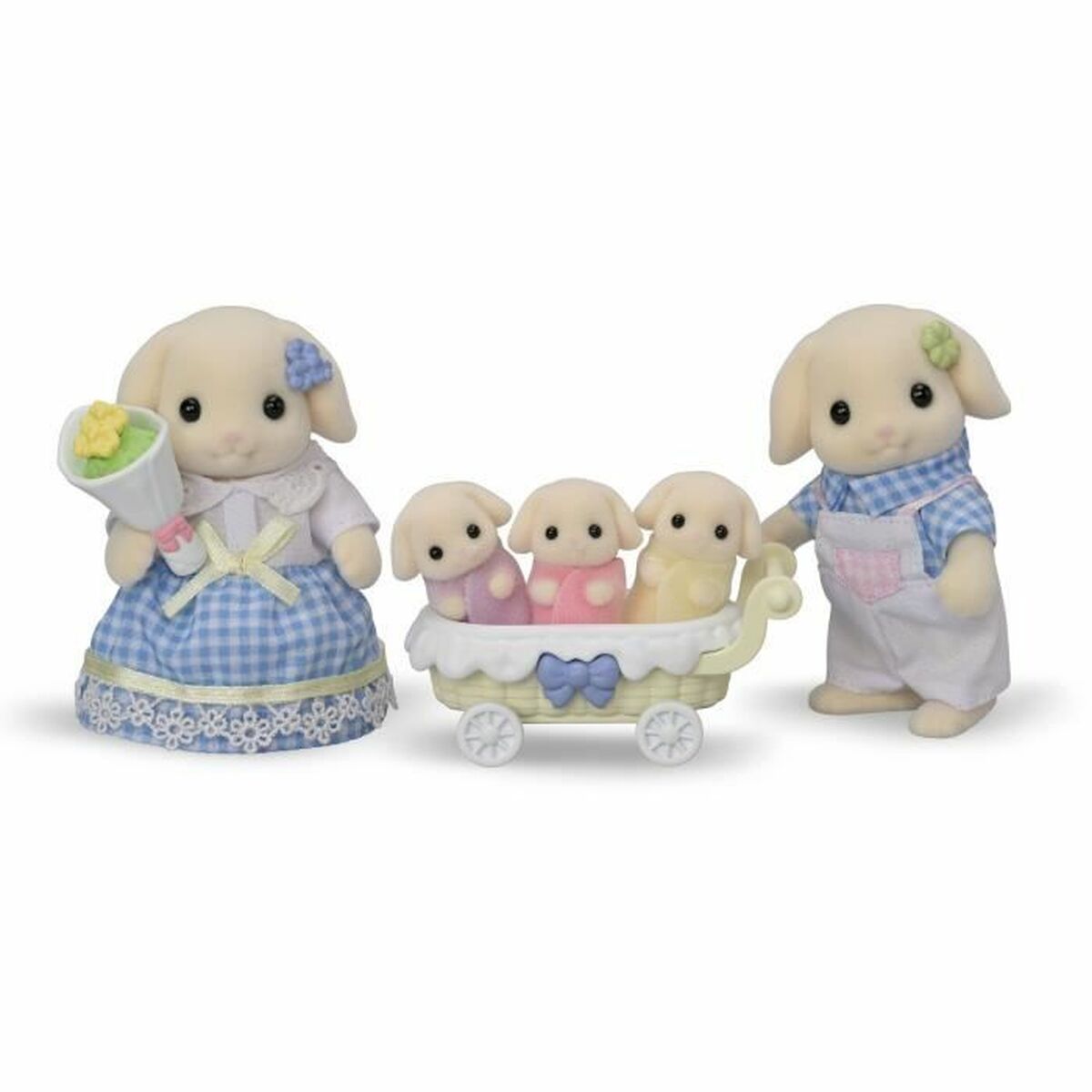 Zubehör für Puppenhaus Sylvanian Families 5735 Flora Rabbit family
