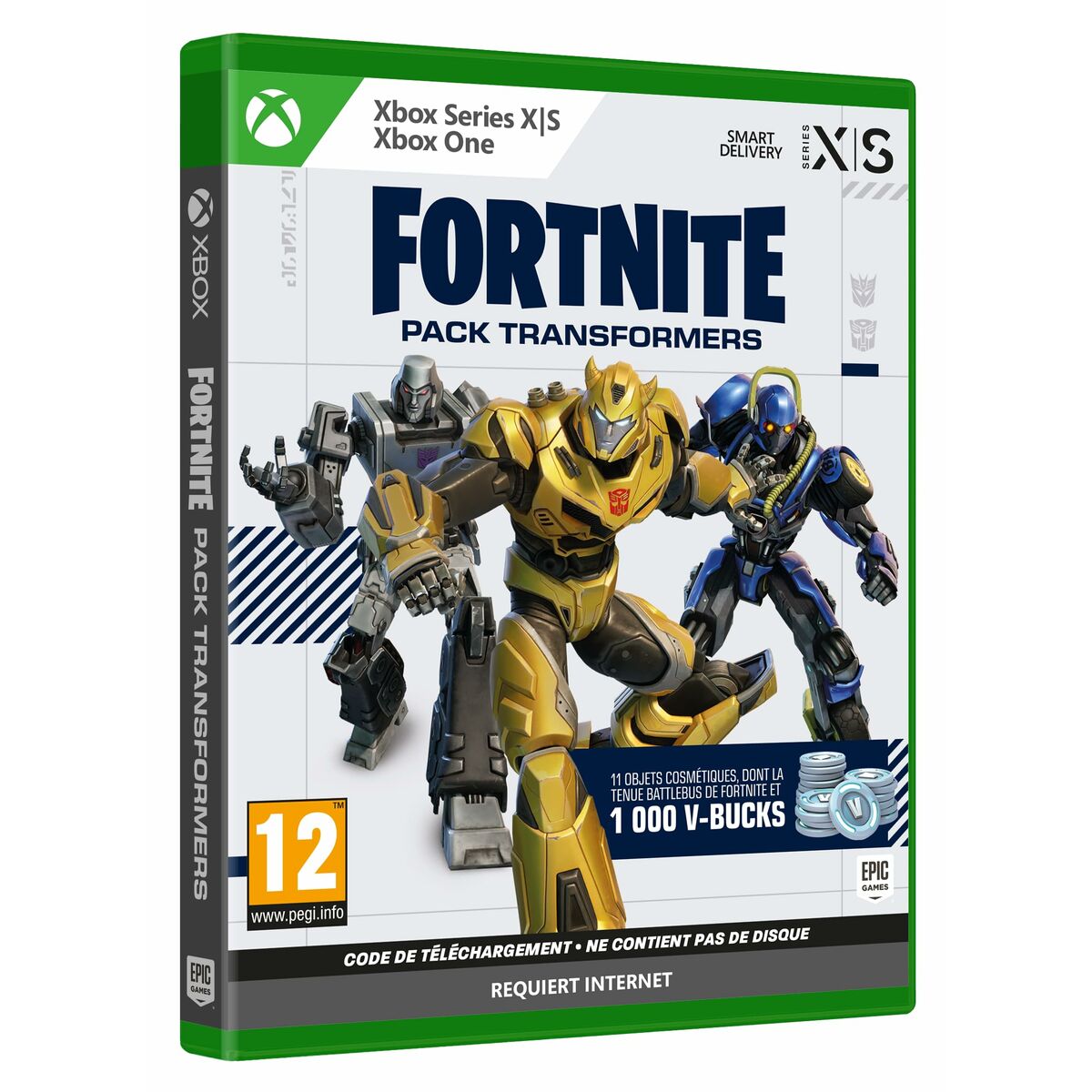 Jeu vidéo Xbox One / Series X Fortnite Pack Transformers (FR) Code de téléchargement - Fortnite - Jardin D'Eyden - jardindeyden.fr
