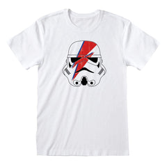 Camiseta de Manga Corta Unisex Star Wars Ziggy Stormtrooper Blanco