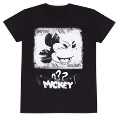 T-shirt à manches courtes unisex Mickey Mouse Poster Style Noir - Mickey Mouse - Jardin D'Eyden - jardindeyden.fr