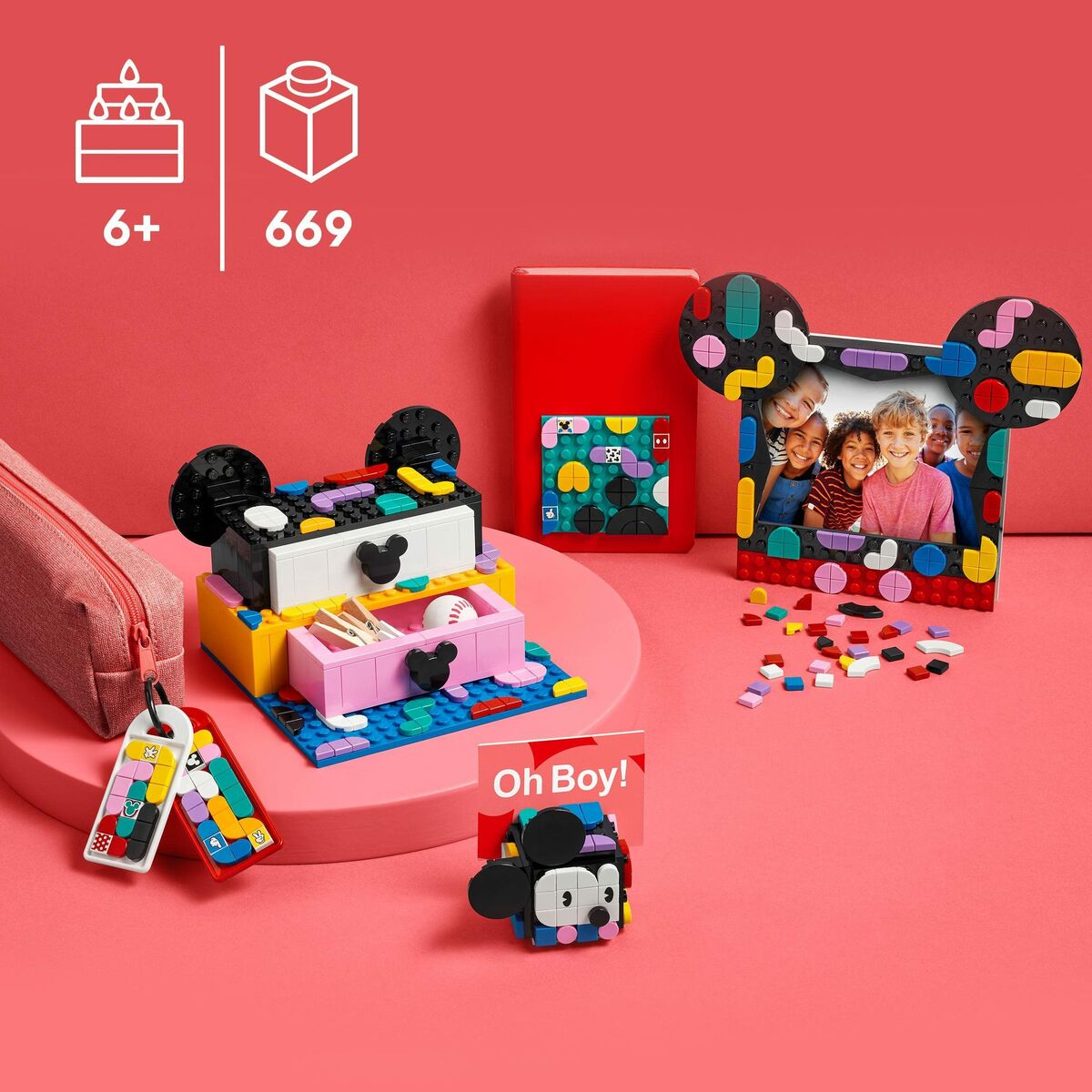 Konstruktionsspiel Lego DOTS 41964 Mickey Mouse and Minnie Mouse