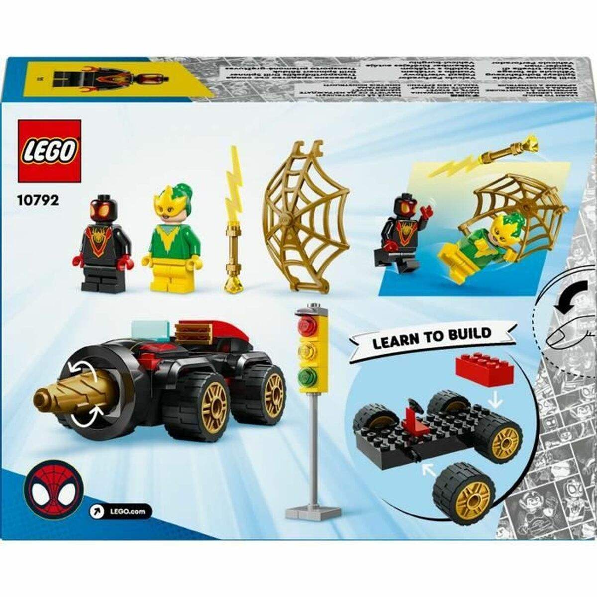 Juego de Construcción Lego Marvel Spidey and His Extraordinary Friends 10792 Drill Vehicle Multicolor