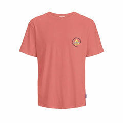 Kurzarm-T-Shirt für Kinder Jack & Jones Jcofast Print Tee Ss  Orange