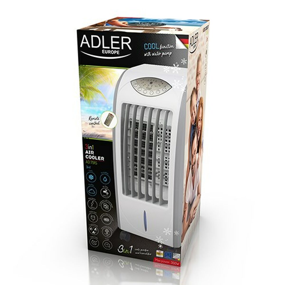 Climatiseur Portable Adler AD 7915 Blanc 350 W