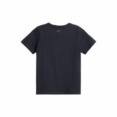T-shirt à manches courtes enfant 4F JTSM012 Bleu foncé - 4F - Jardin D'Eyden - jardindeyden.fr