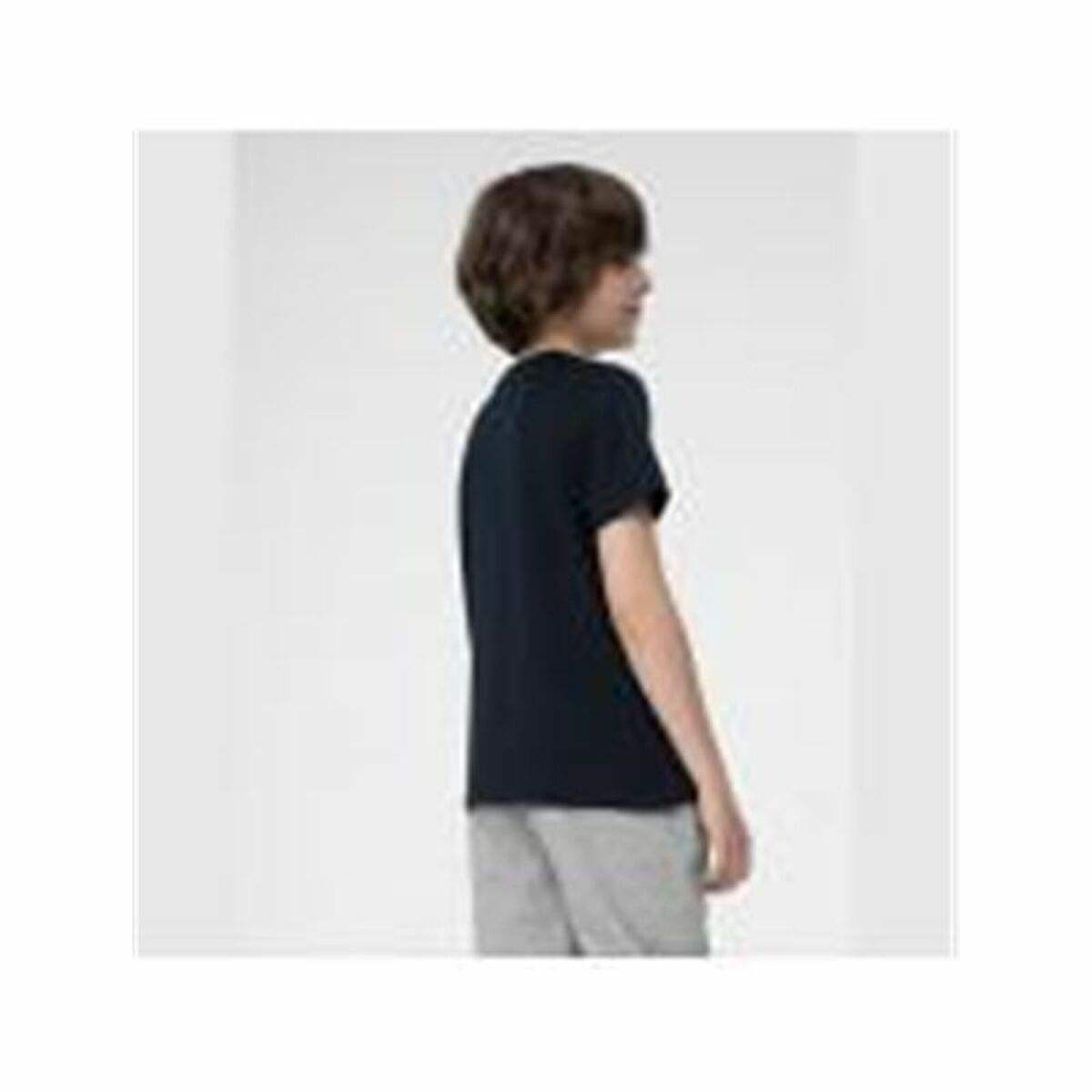 T-shirt à manches courtes enfant 4F M291 Noir - 4F - Jardin D'Eyden - jardindeyden.fr