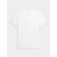 T-shirt à manches courtes enfant 4F M294 Blanc - 4F - Jardin D'Eyden - jardindeyden.fr