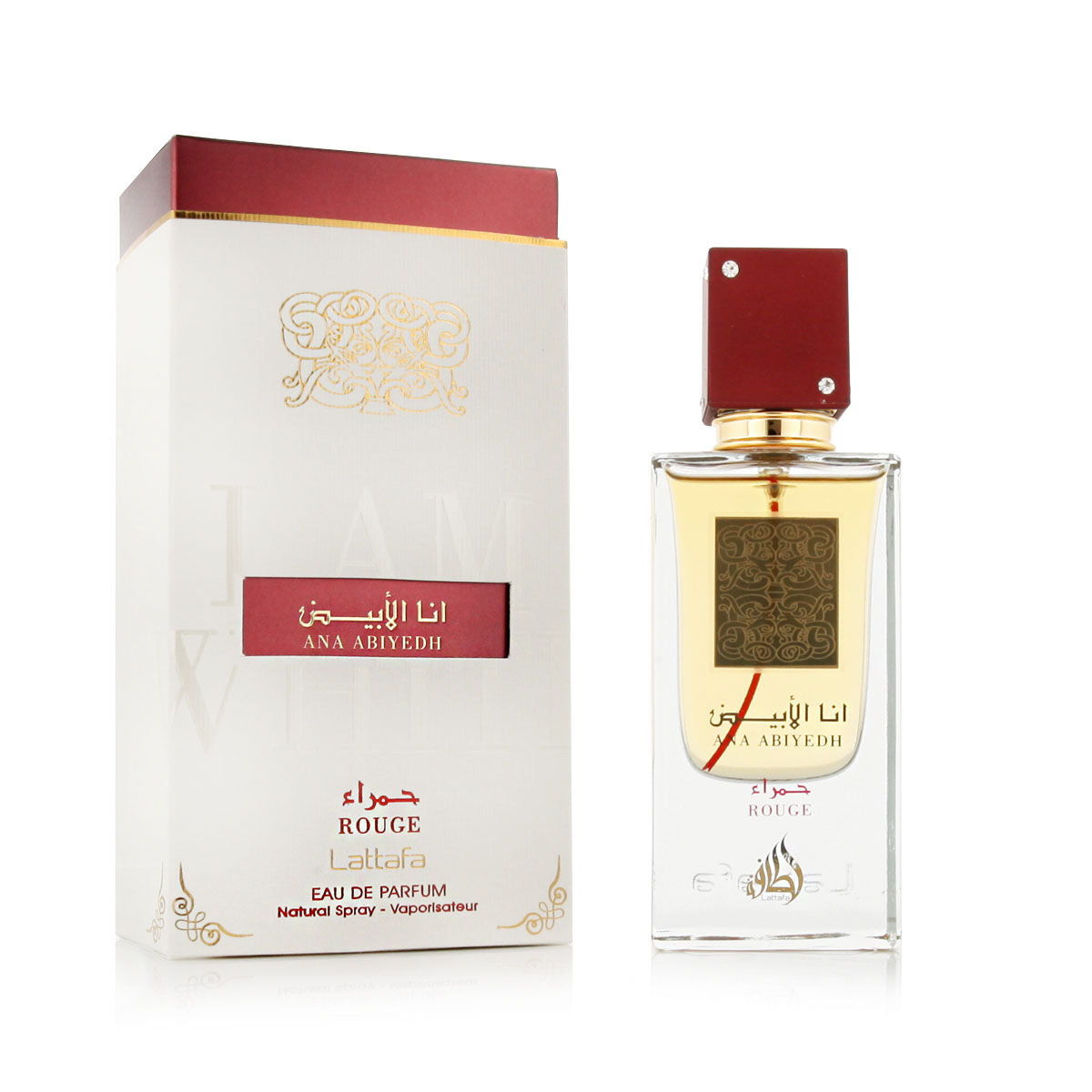 Parfum Mixte Lattafa EDP Ana Abiyedh Rouge (60 ml)