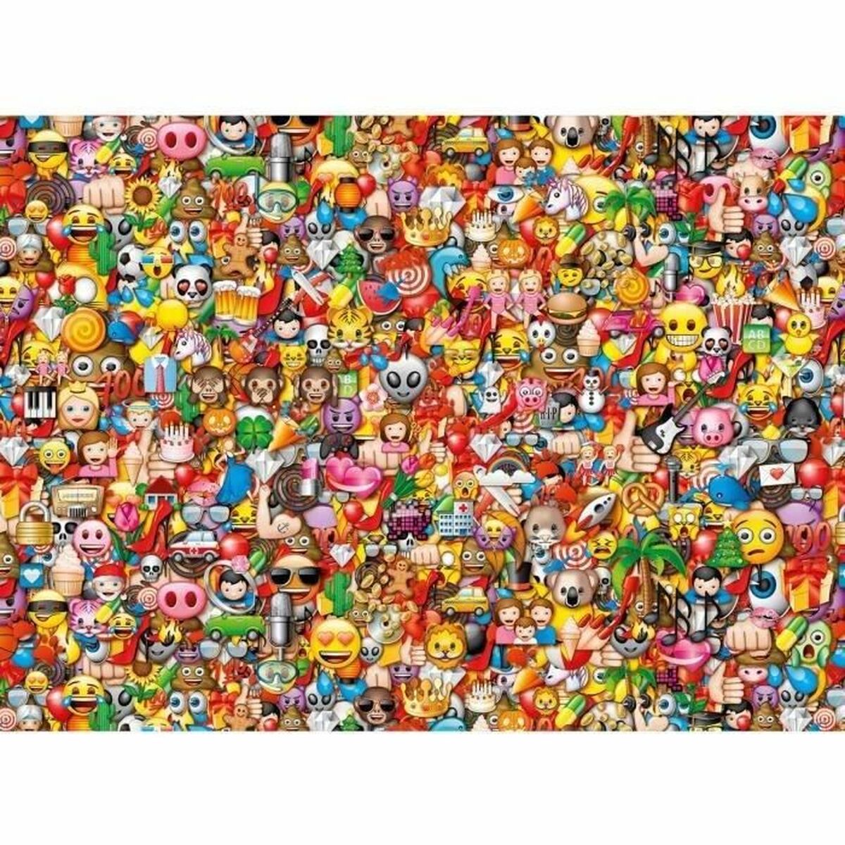 Puzzle Clementoni Emoji: Impossible Puzzle (1000 Pièces)