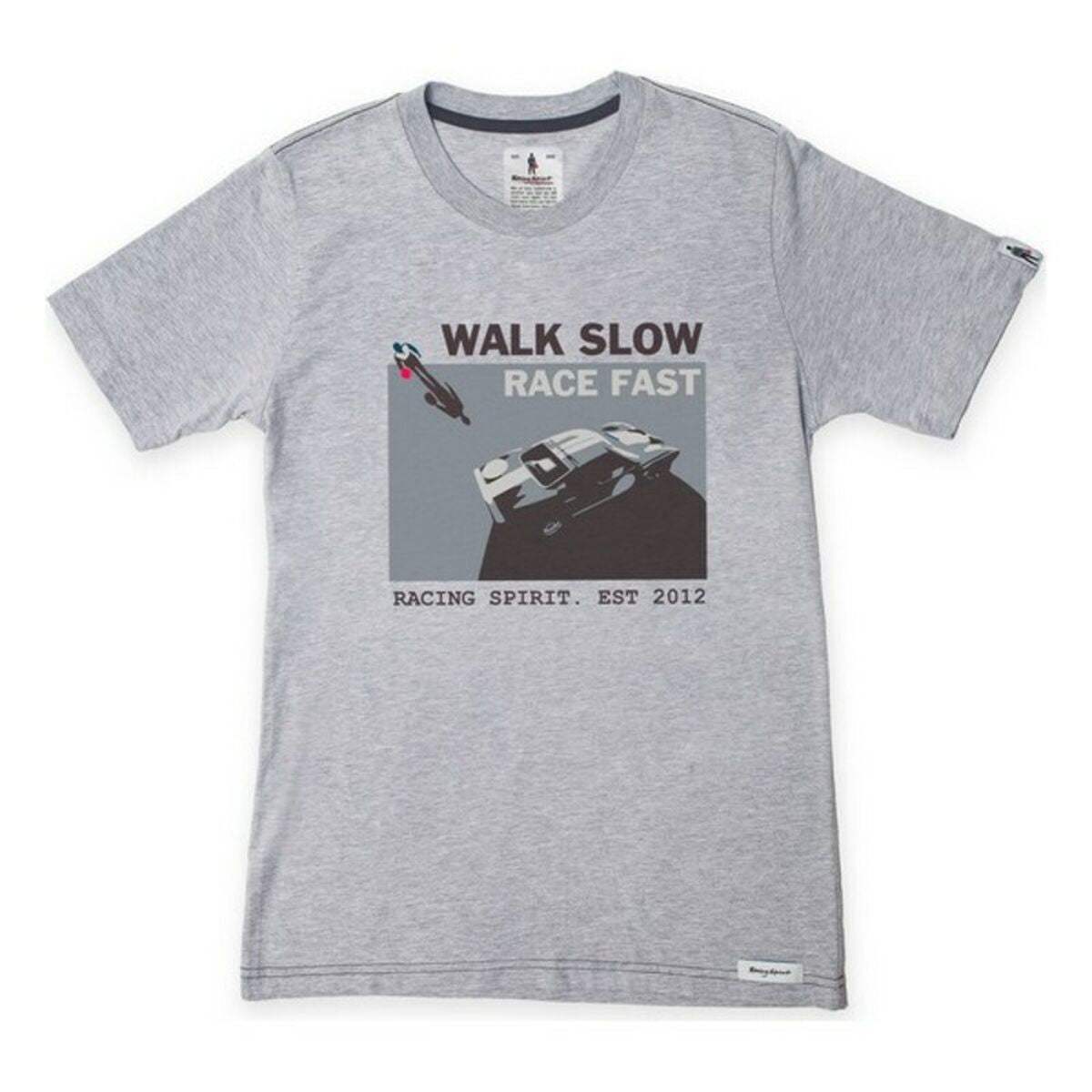 T-shirt à manches courtes homme OMP Walk Slow Gris