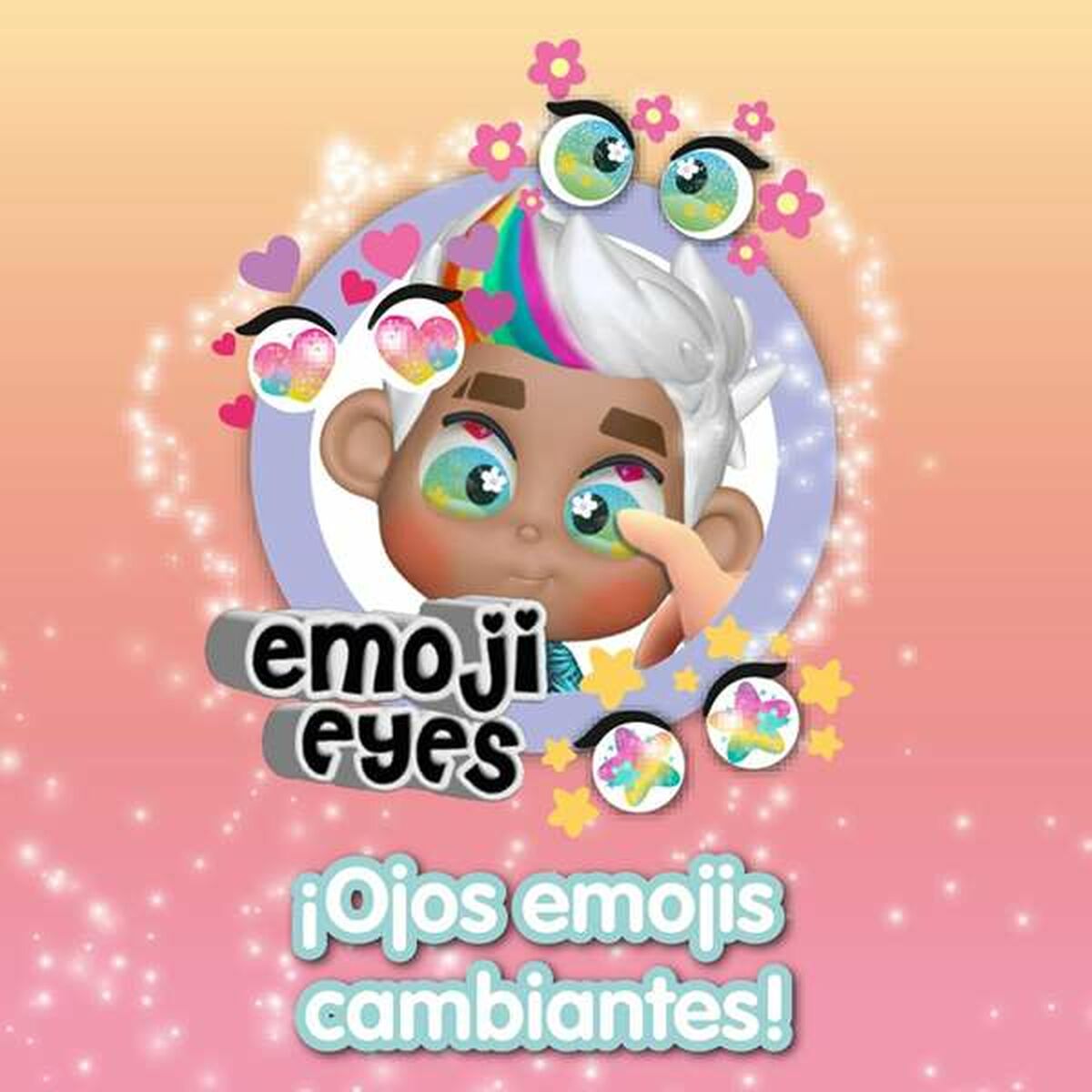 Babypuppe Famosa Mini Trotties Emoji Eyes 12 cm Gelenkig