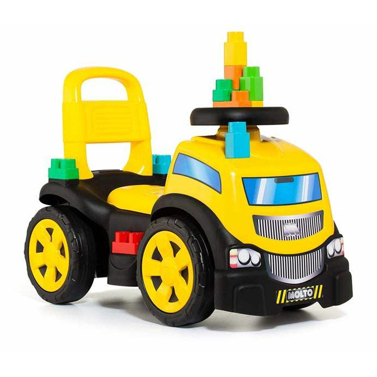 Tricycle Moltó Trucks and blocks 89 cm