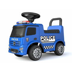 Rutschauto Injusa Mercedes Police Blau