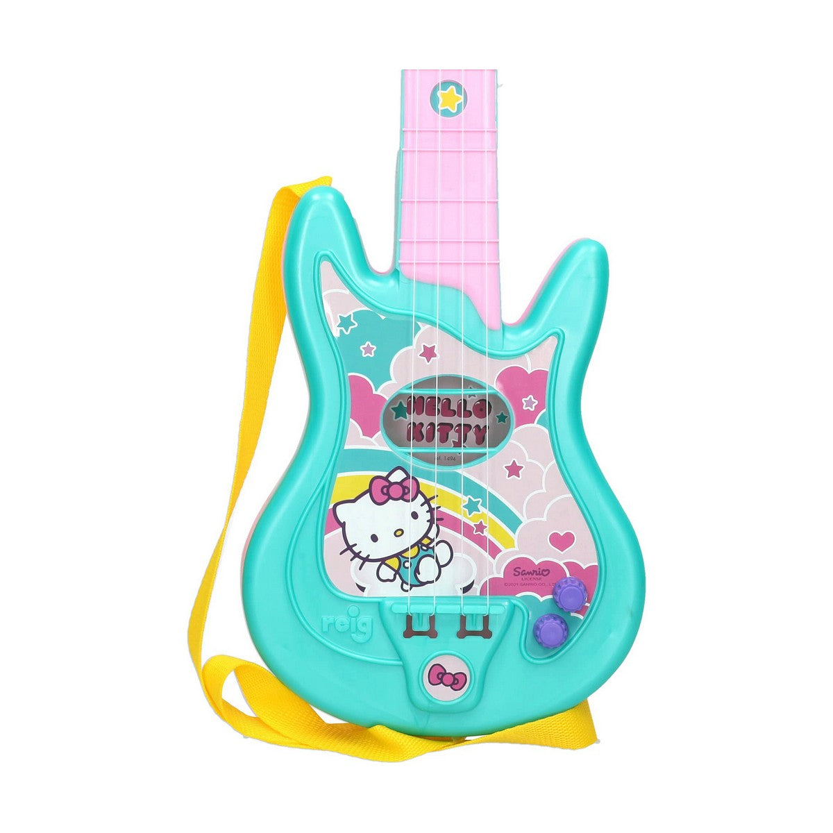 Guitarra Infantil Reig Hello Kitty Micrófono