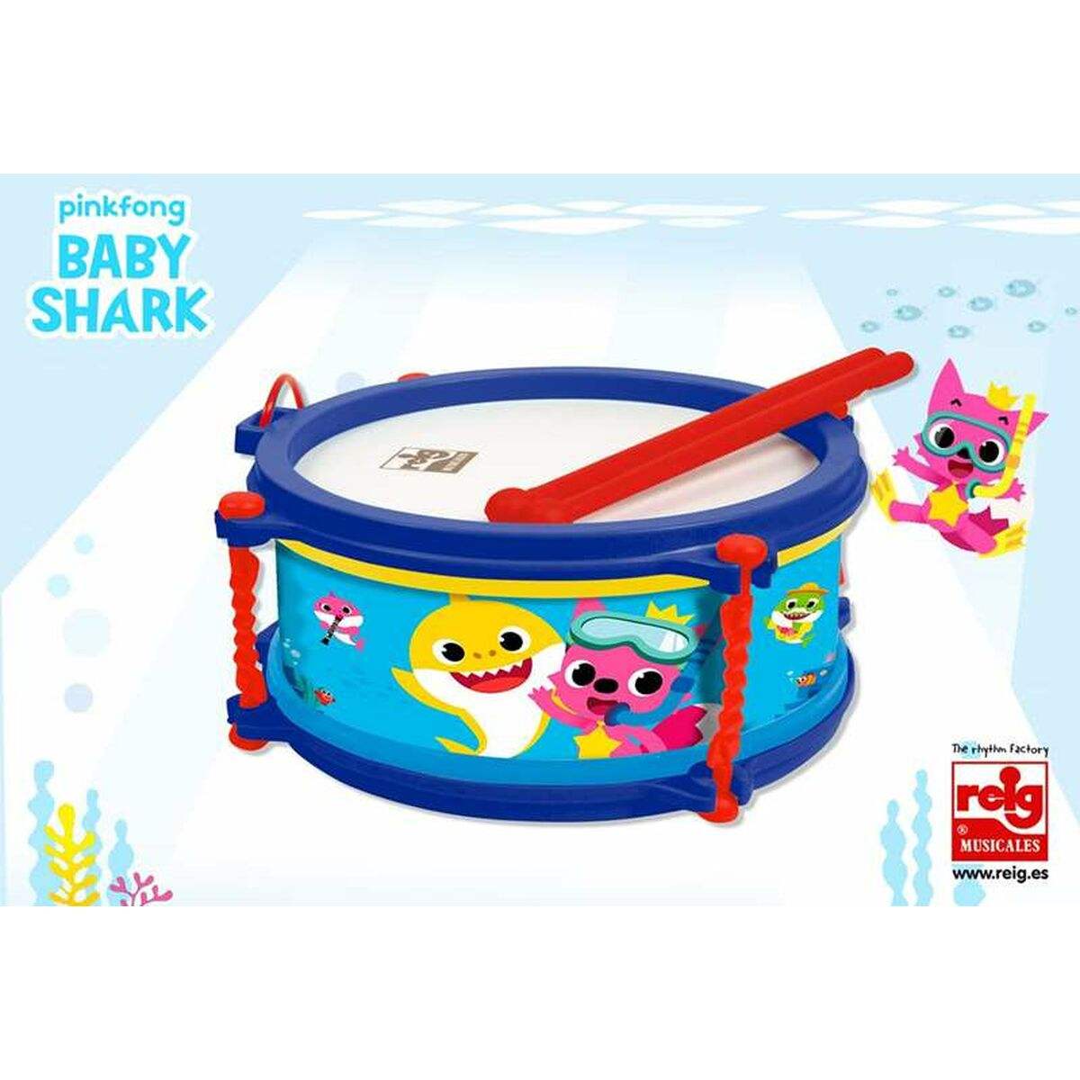 Trommel Reig Baby Shark Spielzeug