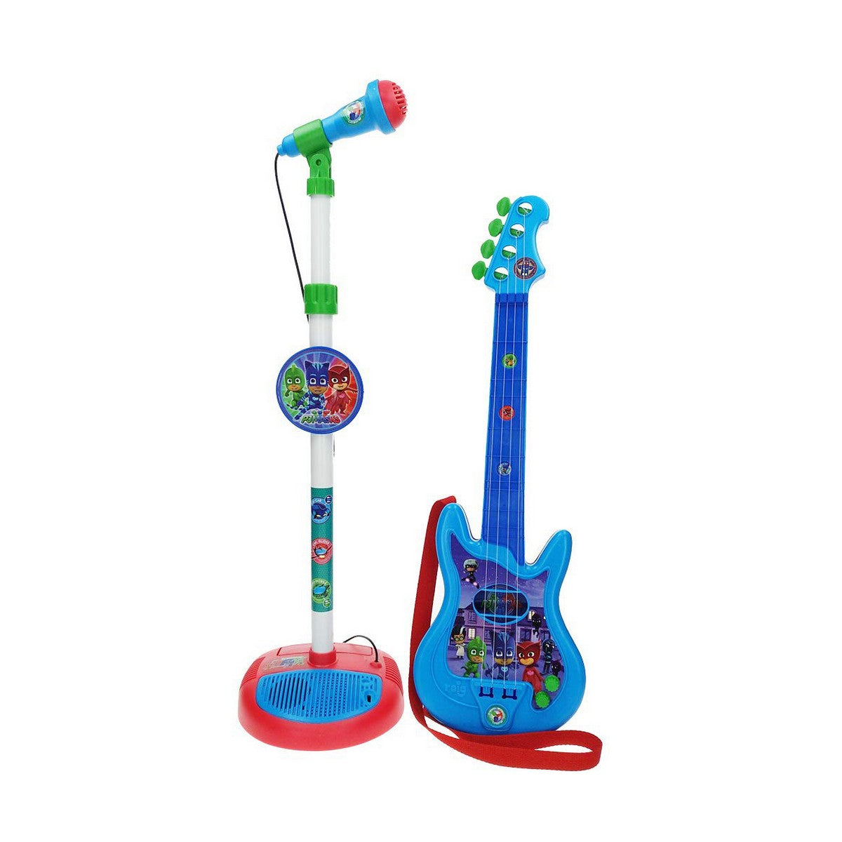 Guitarra Infantil Reig Micrófono Azul