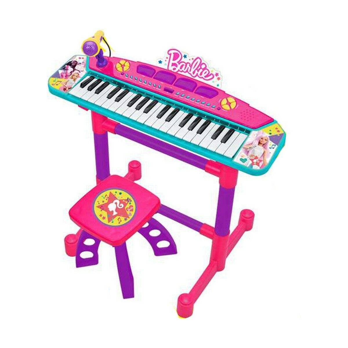 Piano Électronique Barbie Banquette - Barbie - Jardin D'Eyden - jardindeyden.fr