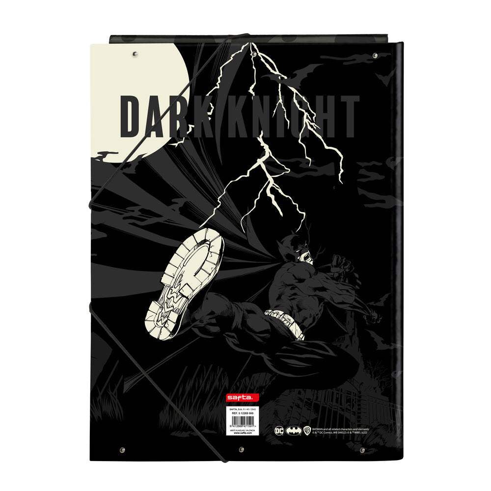 Dossier Batman Hero Noir A4 (26 x 33.5 x 2.5 cm) - Batman - Jardin D'Eyden - jardindeyden.fr