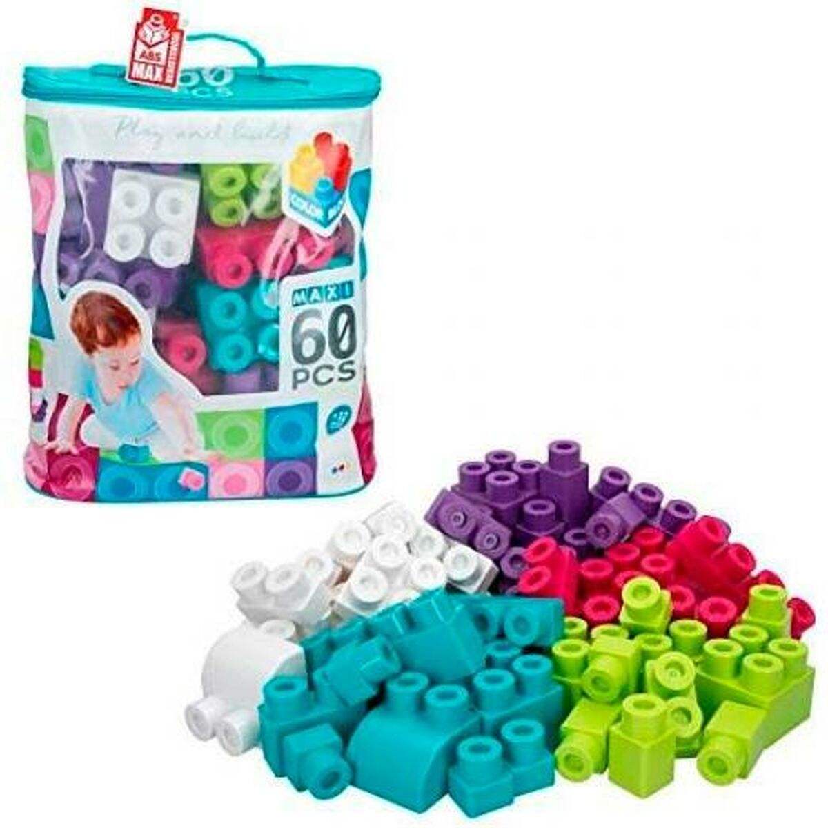 Blocs de construction Color Baby Play & Build Multicouleur 60 Pièces