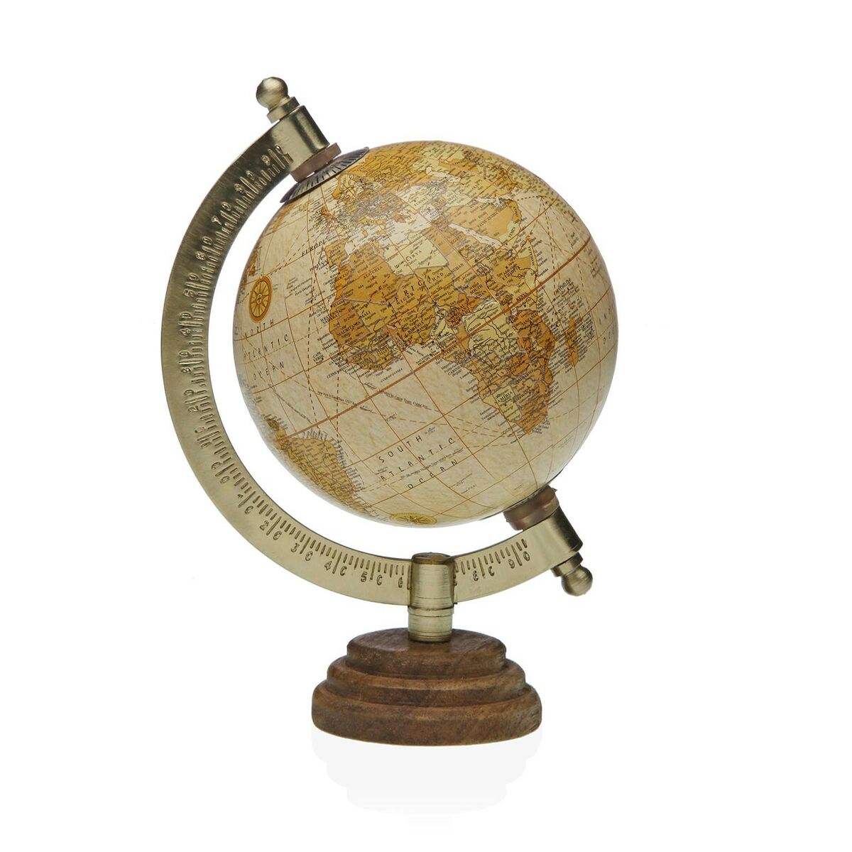 Globe terrestre Versa Acrylique Bois 10 x 18 x 12 cm