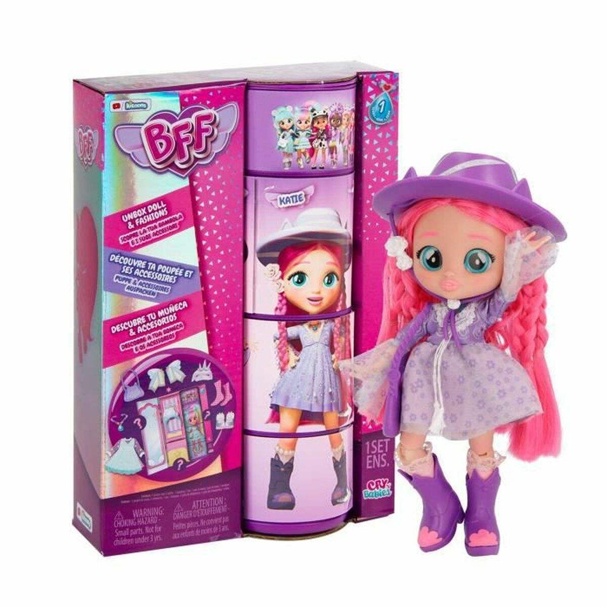 Puppe IMC Toys CRY BABIES BFF KATIE 20 cm