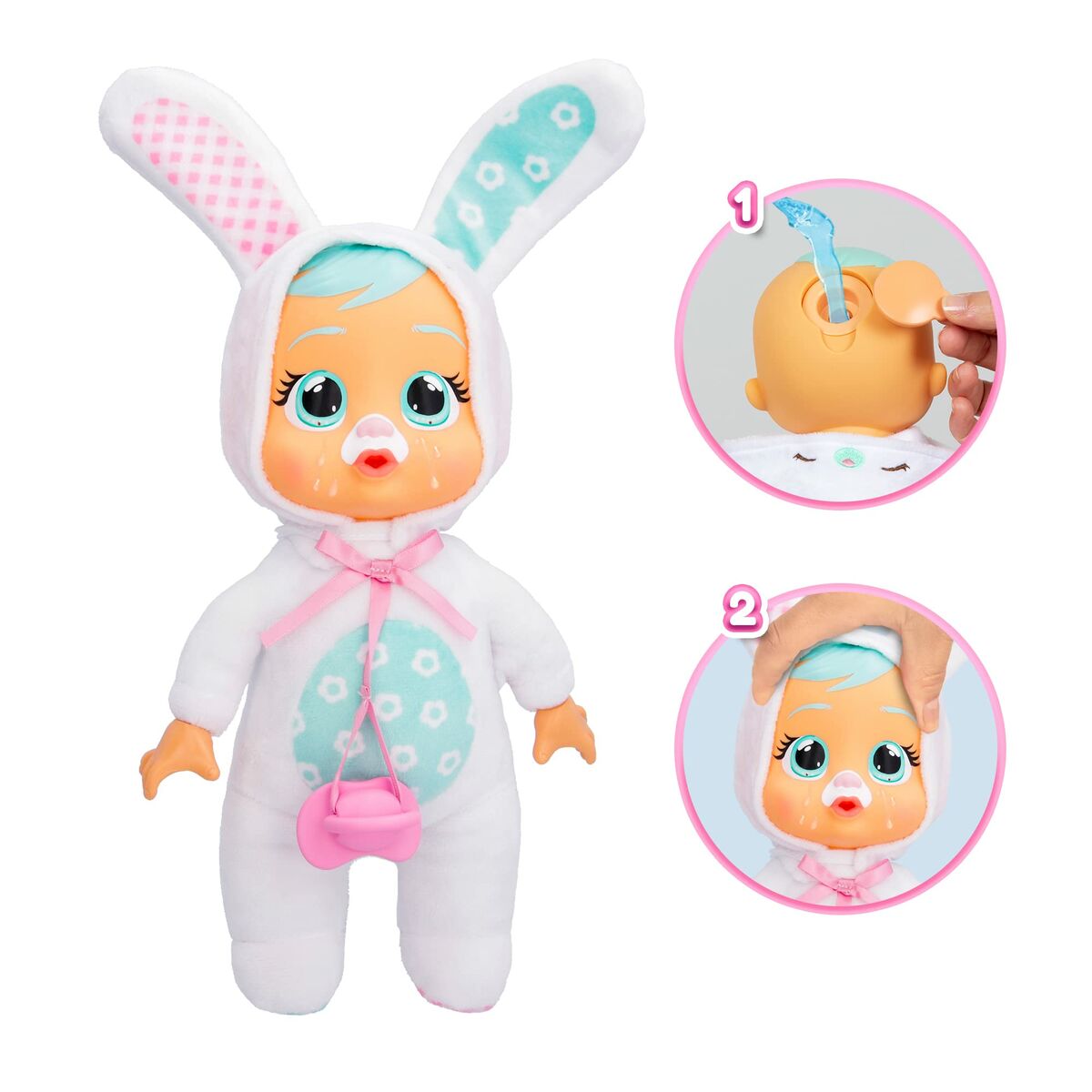Babypuppe IMC Toys Cry Babies Tiny Lapin de Pâques Honey