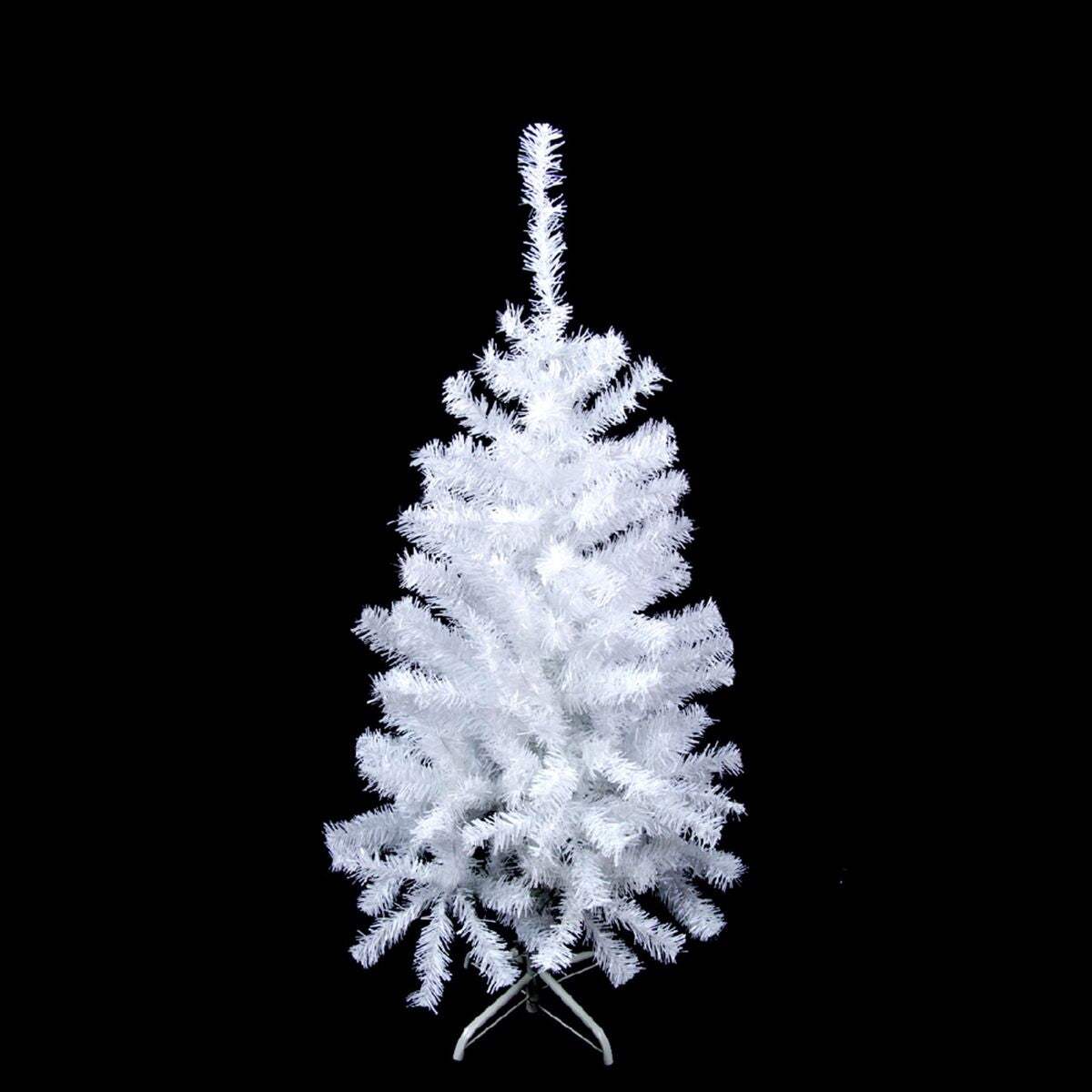 Weihnachtsbaum Weiß PVC Metall Polyäthylen 70 x 70 x 120 cm