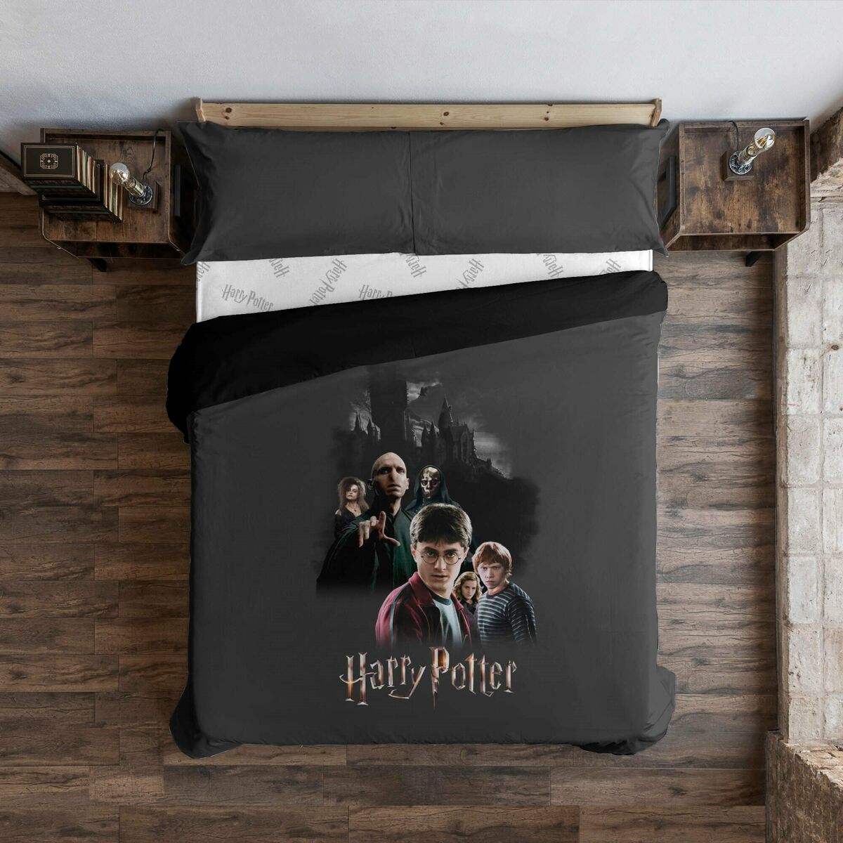 Housse de Couette Harry Potter Rivalry Multicouleur 200 x 200 cm Lit de 120