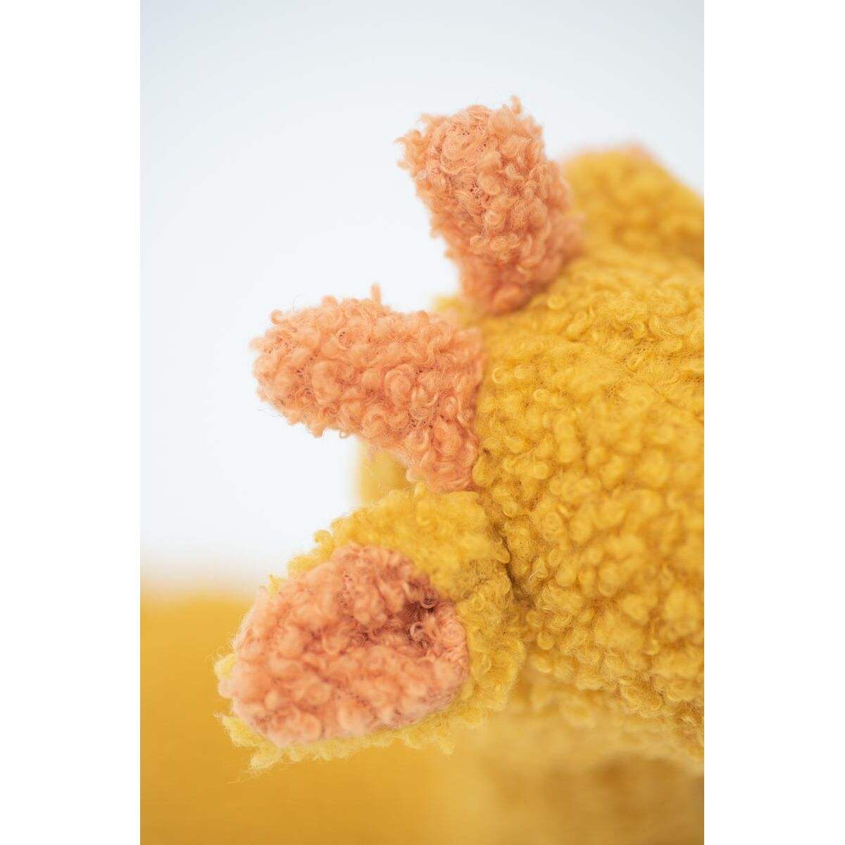 Peluche Crochetts Amarillo Dinosaurio Jirafa 30 x 24 x 10 cm 2 Piezas