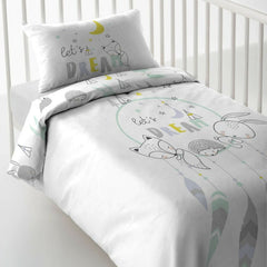Bettbezug für Babybett Cool Kids Let'S Dream Reversibel 80 cm Babybett (115 x 145 + 20 cm)