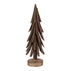 Weihnachtsbaum Braun Paulonia-Holz 21 x 21 x 60 cm