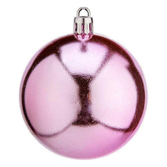 Bolas de Navidad Ø 7 cm Rosa Plástico