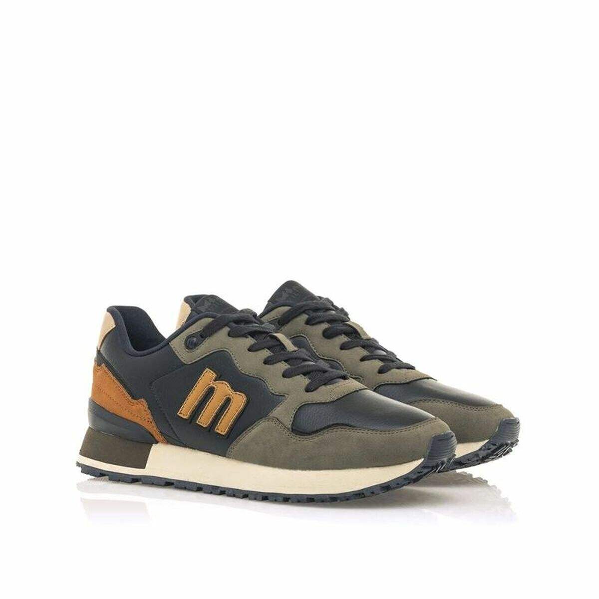 Chaussures casual homme Mustang Attitude Gris Olive