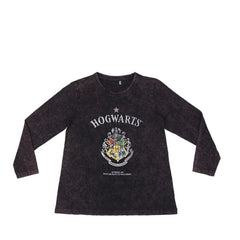 Camiseta de Manga Larga Infantil Harry Potter Gris oscuro