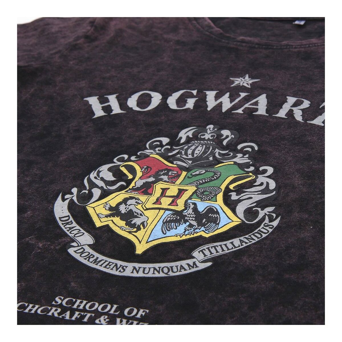 Camiseta de Manga Larga Infantil Harry Potter Gris oscuro
