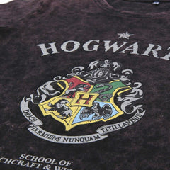 Herren Kurzarm-T-Shirt Harry Potter Dunkelgrau