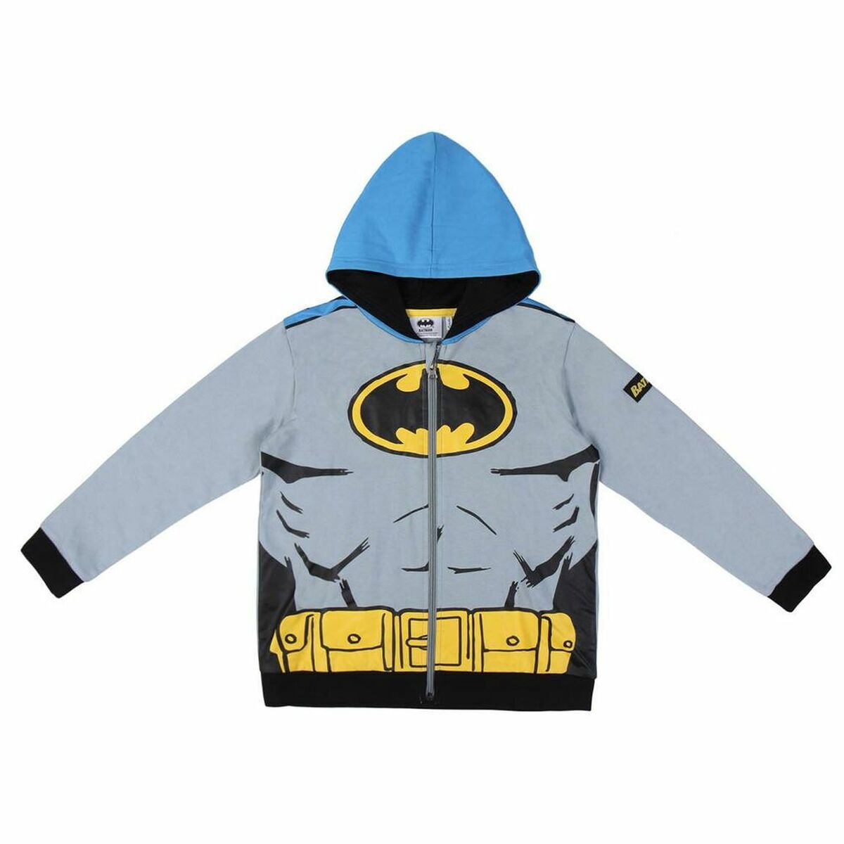 Jungen Sweater mit Kapuze Batman Grau