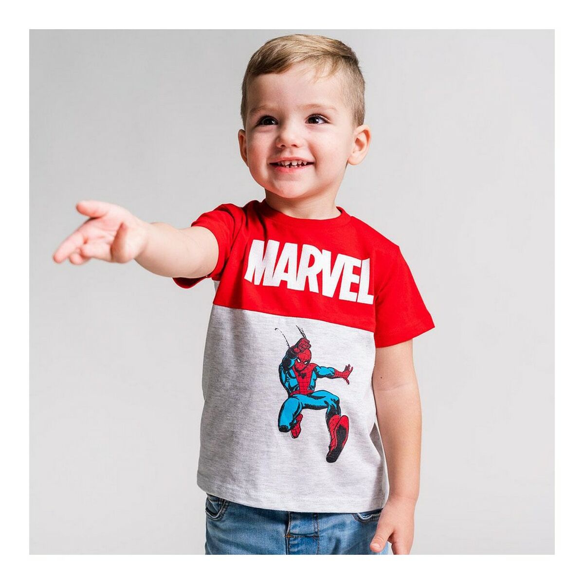 Kurzarm-T-Shirt für Kinder Marvel 2 Stück