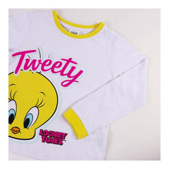 Schlafanzug Für Kinder Looney Tunes Weiß