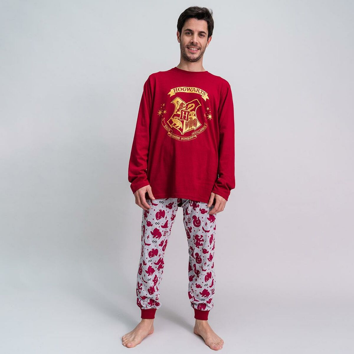 Schlafanzug Harry Potter Herren Rot