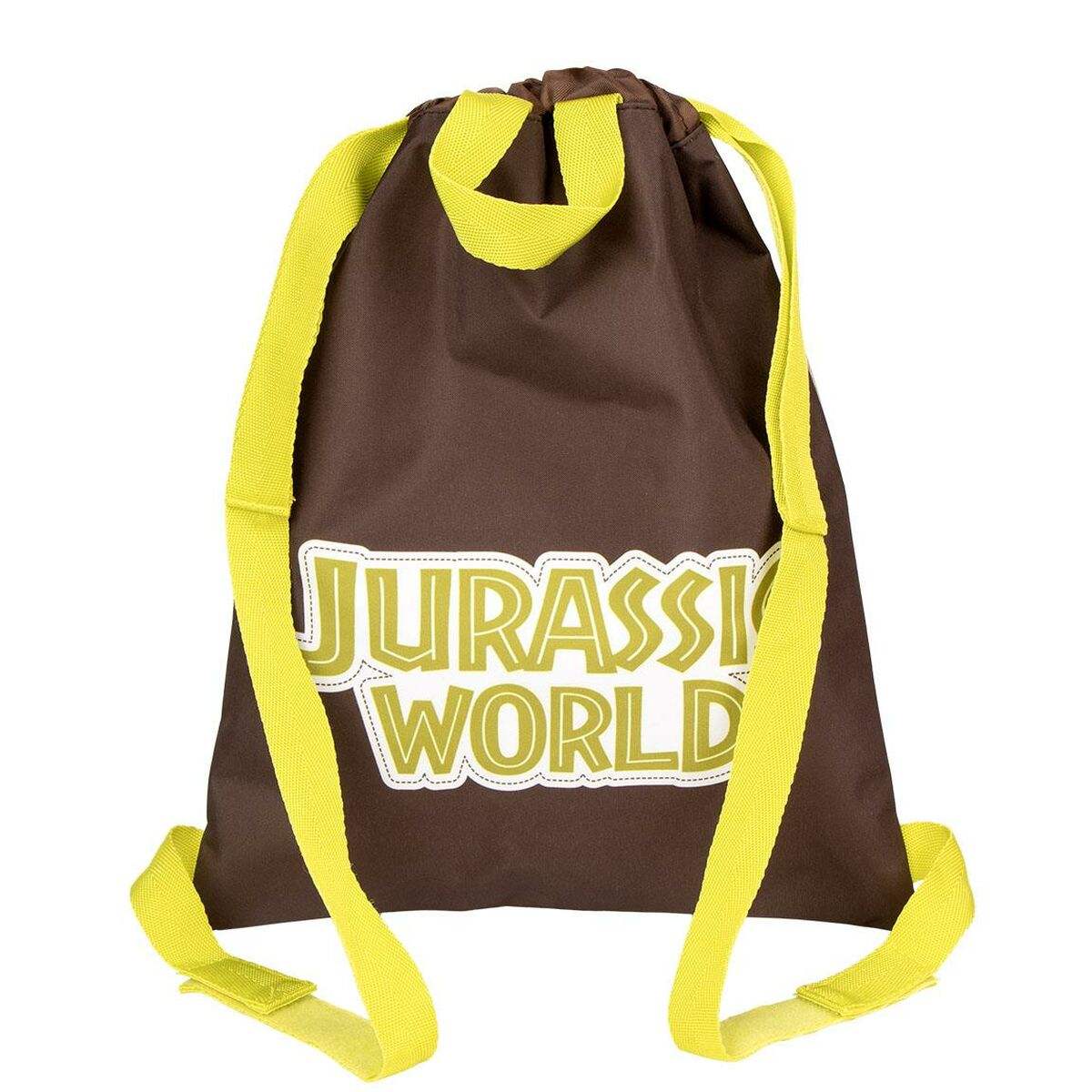 Rucksack für Kinder Jurassic Park Braun Ocker 27 x 33 cm