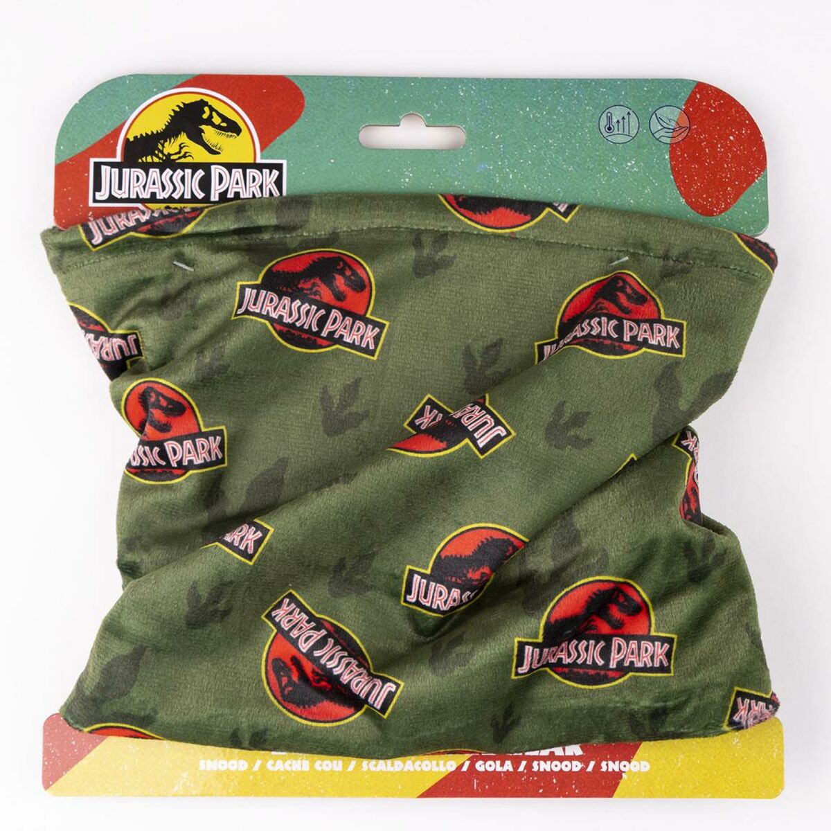 Schlauchtuch Jurassic Park Bunt
