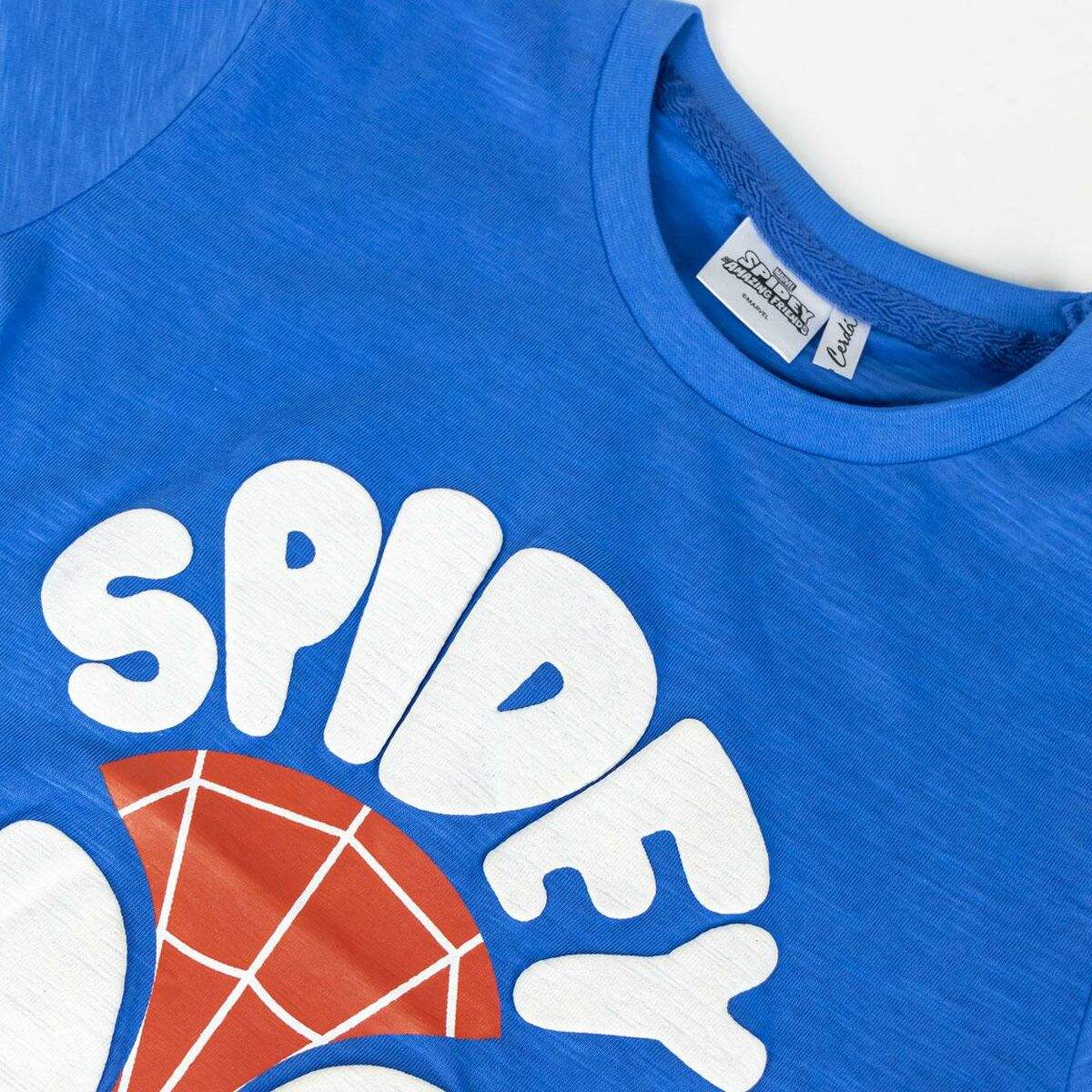 Camiseta de Manga Corta Infantil Spidey Azul