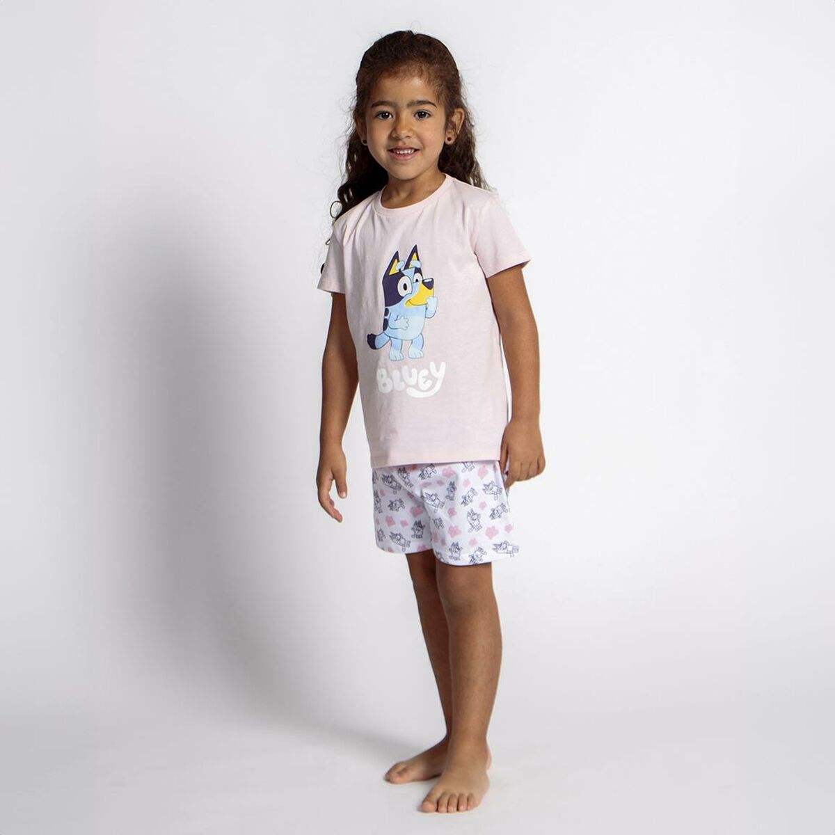 Schlafanzug Für Kinder Bluey Rosa