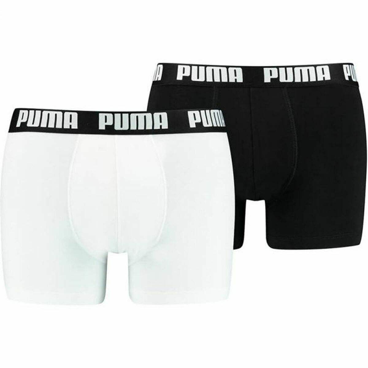 Boxer pour homme Puma Basic Noir Blanc - Puma - Jardin D'Eyden - jardindeyden.fr