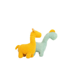 Plüschtier Crochetts Gelb Dinosaurier Giraffe 30 x 24 x 10 cm 2 Stücke