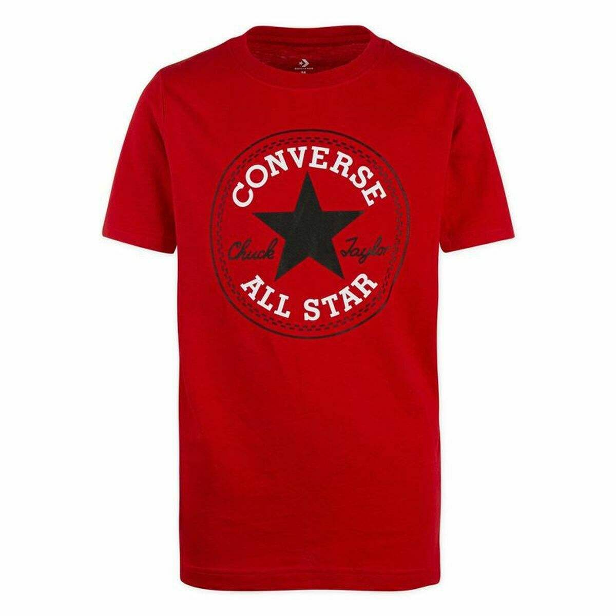 Kurzarm-T-Shirt für Kinder Converse Rot 16 Jahre
