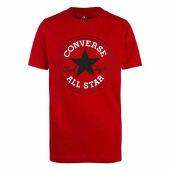 Kurzarm-T-Shirt für Kinder Converse Rot 16 Jahre