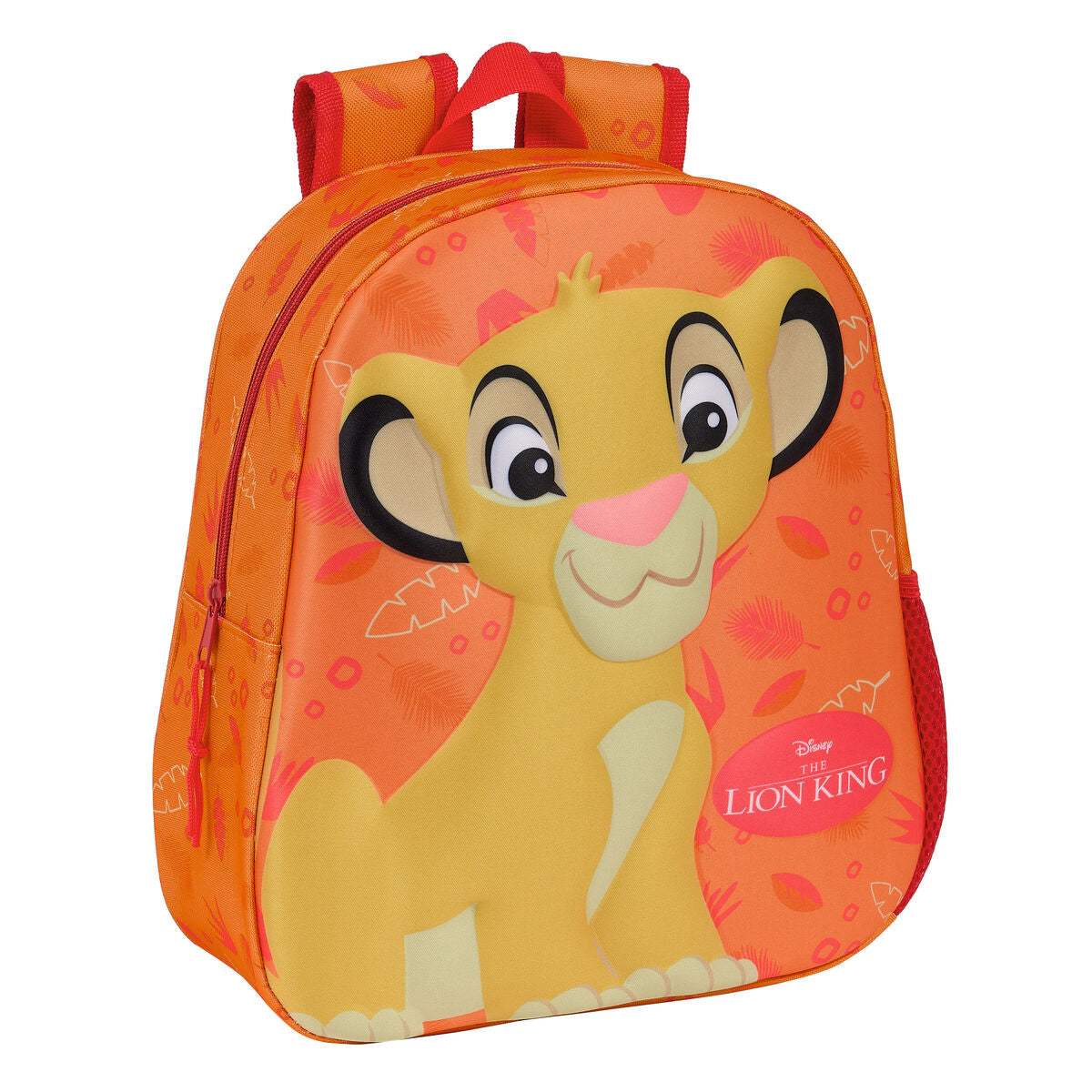 Sac à dos enfant 3D The Lion King Orange 27 x 33 x 10 cm